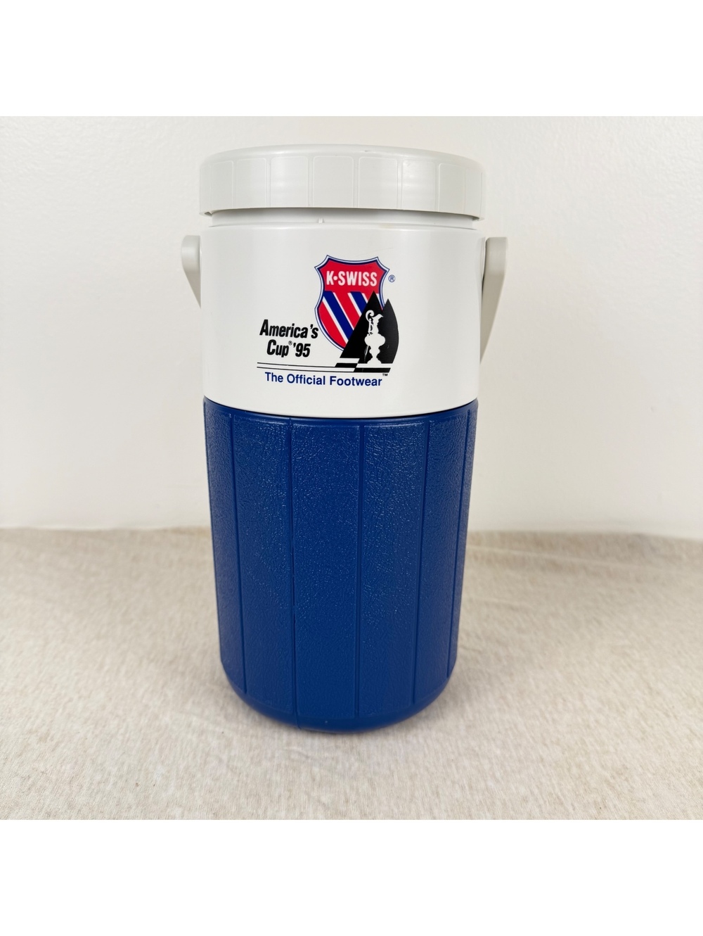 Vintage 1995 K-Swiss America’s Cup Coleman 5590 1/2 Gal Water Jug Cooler